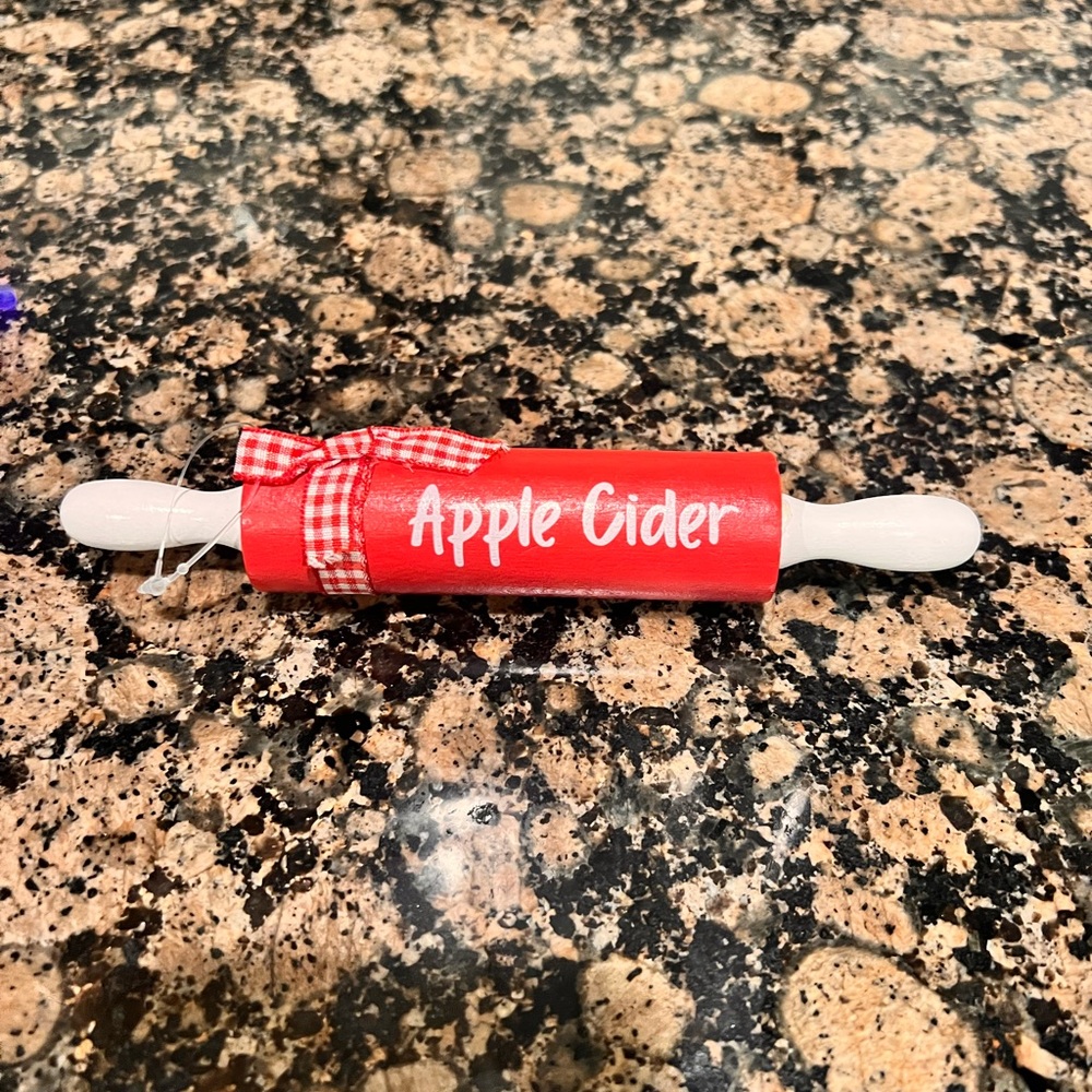 mini Apple cider rolling pin
